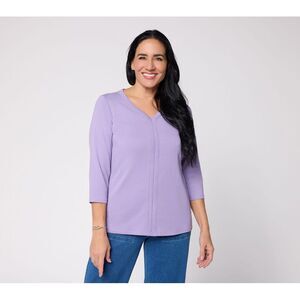 SUNNYLiFE Women's Top Sz M Make Your Selection: Denim & Co. Purple A715799